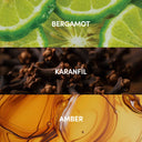 Ambre Edp Kadın Parfüm 50ml | Amber - Paçuli - Gül | Bergamot, Sedir, Karanfil, Vetiver