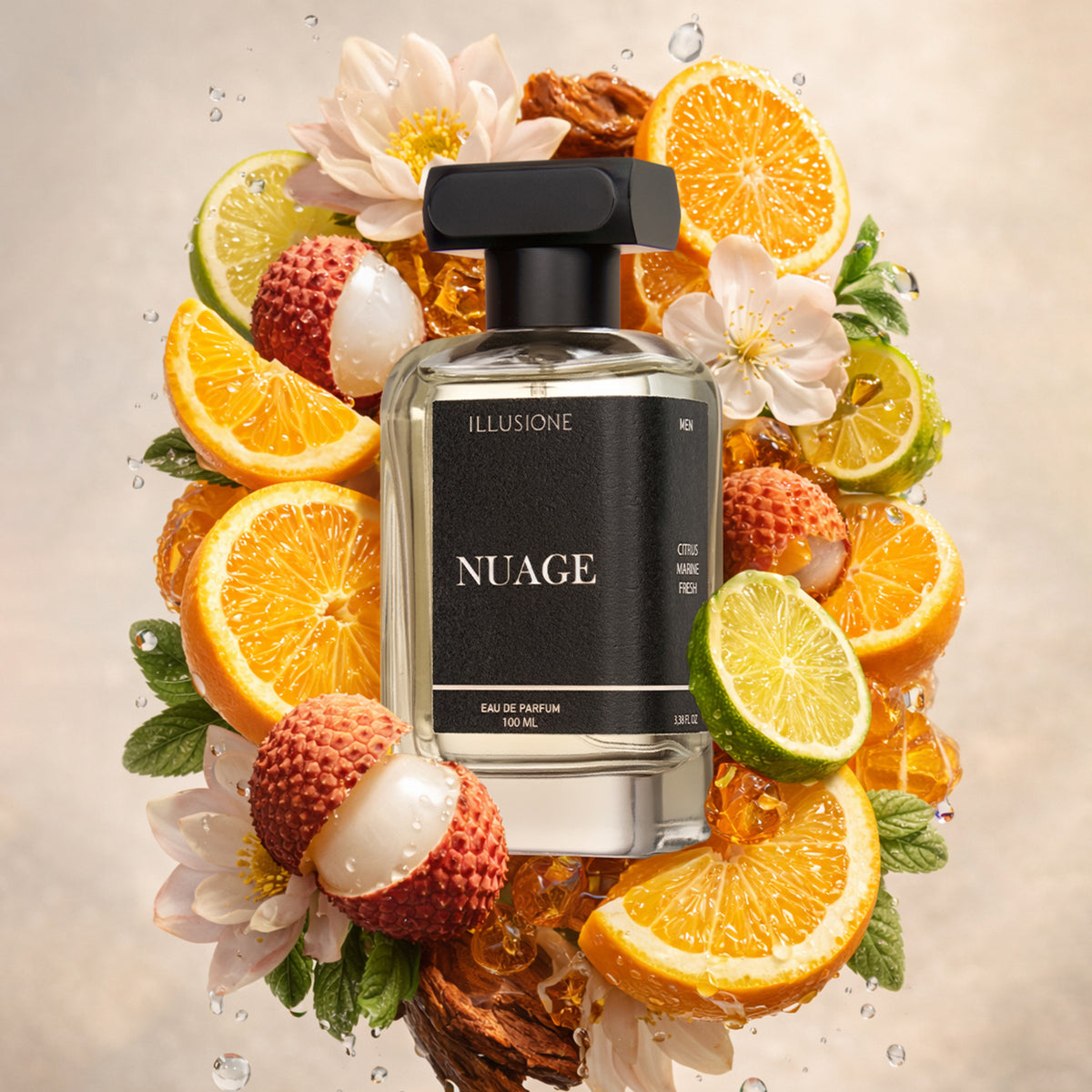 Nuage Edp Erkek Parfüm 100ml | Narenciye - Marin - Fresh | Deniz, Bergamot, Narenciye, Amber
