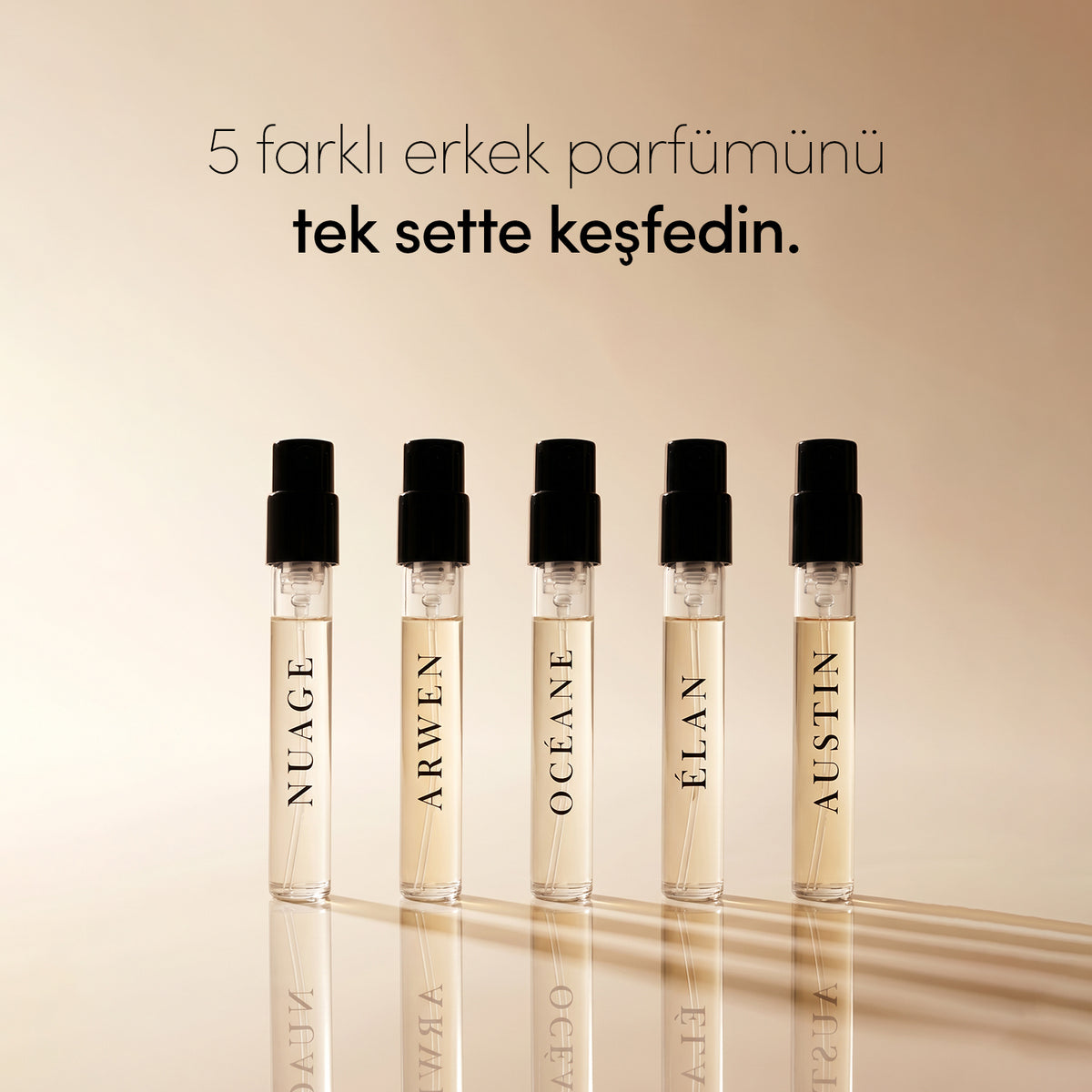 Erkek Parfüm Tester Deneme Seti 5x2 10ml