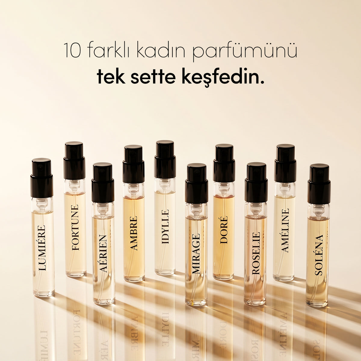 Kadın Parfüm Tester Deneme Seti 10x2 20ml