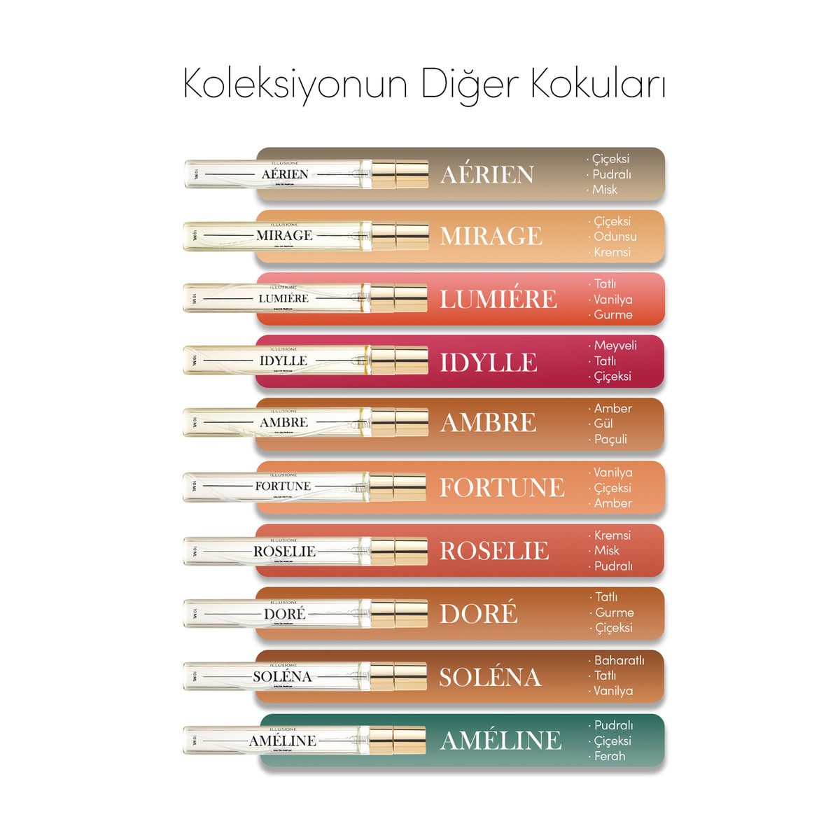 Fortune EDP Kadın Parfüm 10ml | Seyahat Boy | Vanilya - Çiçeksi - Amber