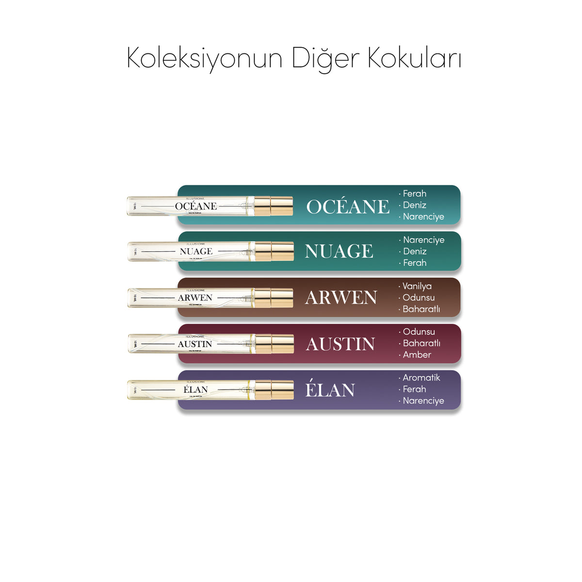 Austin EDP Erkek Parfüm 10ml | Seyahat Boy | Odunsu - Baharatlı - Amber