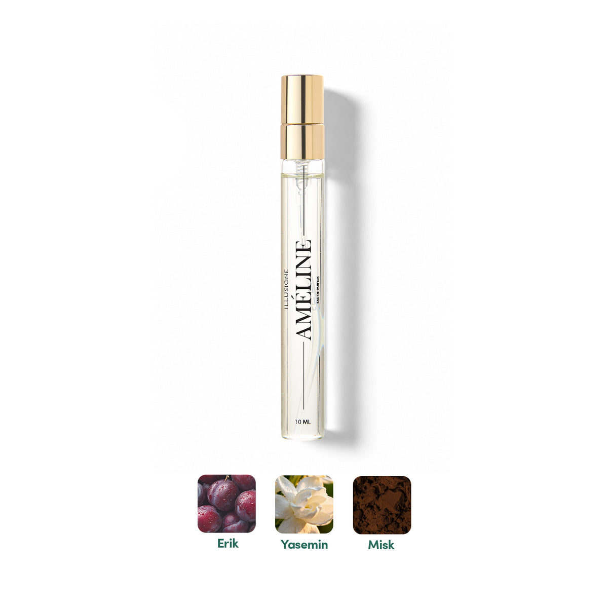 Améline EDP Kadın Parfüm 10ml | Seyahat Boy | Pudramsı - Çiçeksi - Ferah