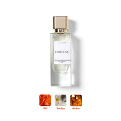 Fortune Edp Kadın Parfüm 50ml | Vanilya-Çiçeksi-Amber | Narenciye, Paçuli, Sedir, Sandal