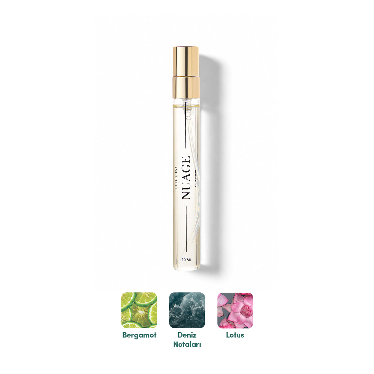 Nuage EDP Erkek Parfüm 10ml | Seyahat Boy | Narenciye - Marin - Fresh