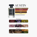 Austin Edp Erkek Parfüm 100ml | Odunsu - Baharatlı - Amber | Erik, Sedir, Paçuli, Misk